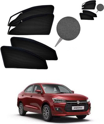 RAKRISH Rear Window, Side Window Sun Shade For Maruti Suzuki Swift Dzire(Black)