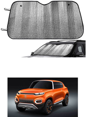 GONAMA Side Window Sun Shade For Maruti Suzuki Universal For Car(Silver)