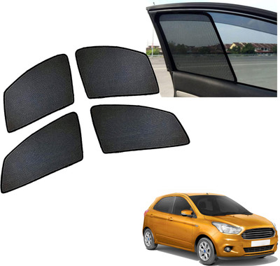 PEEPS STORE Side Window Sun Shade For Ford Figo(Black)
