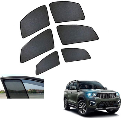 PEEPS STORE Side Window Sun Shade For Mahindra Scorpio N(Black)