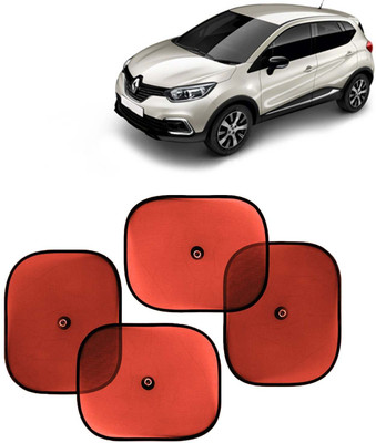 Kingsway Side Window, Rear Window, Dashboard, Sun Roof, Windshield Sun Shade For Renault Captur(Red)