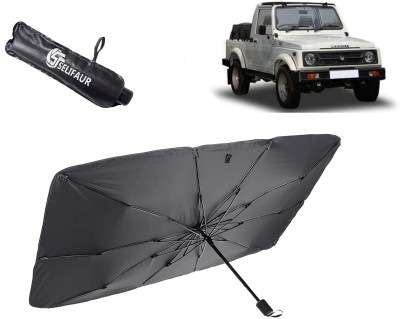 Selifaur Dashboard, Rear Window, Sun Roof, Windshield Sun Shade For Maruti Suzuki Gypsy MG-410(Black)