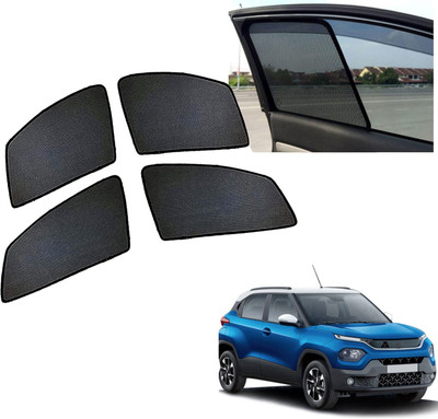 PEEPS STORE Side Window Sun Shade For Tata Punch(Black)