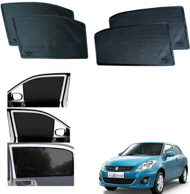 CuboDePlato Side Window Sun Shade For Maruti Suzuki Swift Dzire(Black)