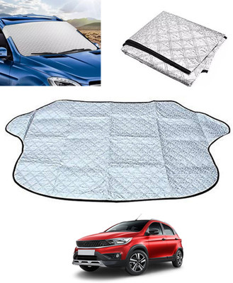 monolive Windshield Sun Shade For Tata Universal For Car(Silver)