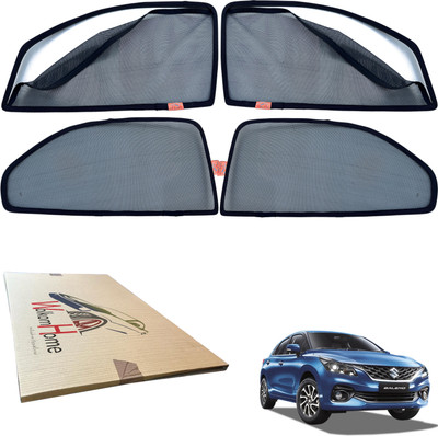 WolkomHome Side Window Sun Shade For Maruti Suzuki Baleno(Black)