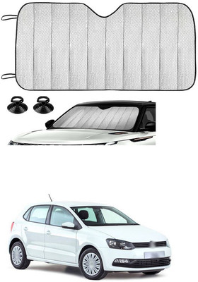 GONAMA Rear Window Sun Shade For Volkswagen Polo(Silver)