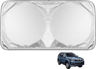 MOCKHE Windshield Sun Shade For Toyota Fortuner(Silver)