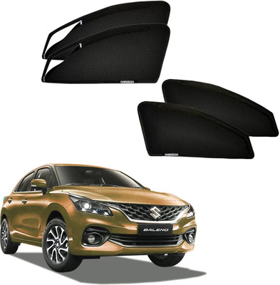HARKRISH Side Window Sun Shade For Maruti Suzuki Baleno(Black)