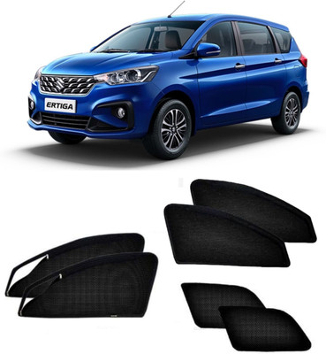 GATIMAN Rear Window, Side Window Sun Shade For Maruti Suzuki Ertiga(Black)
