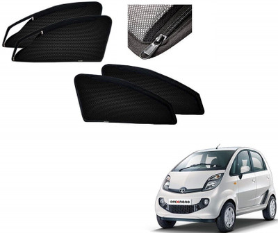 RAKRISH Side Window, Rear Window Sun Shade For Tata Nano(Black)