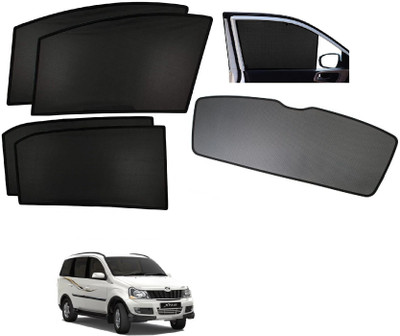 AuTO ADDiCT Side Window, Rear Window Sun Shade For Mahindra Xylo(Black)