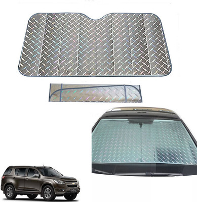 AUTO PEARL Dashboard, Windshield Sun Shade For Chevrolet Trailblazer(Grey)