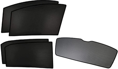 KOZDIKO Side Window, Rear Window Sun Shade For Volkswagen Virtus(Black)