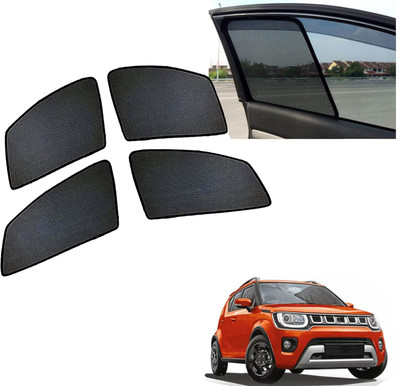 PEEPS STORE Side Window Sun Shade For Maruti Suzuki Ignis(Black)