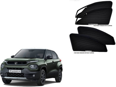 HARKRISH Side Window Sun Shade For Tata(Black)