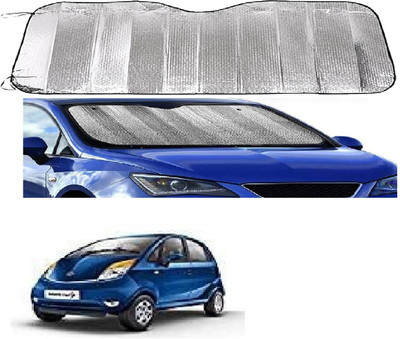 ROSHNEER ENTERPRISES Windshield Sun Shade For Tata Nano(Silver)