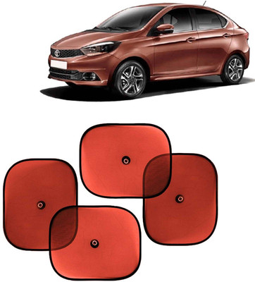 Kingsway Side Window, Rear Window, Dashboard, Sun Roof, Windshield Sun Shade For Tata Tigor(Red)