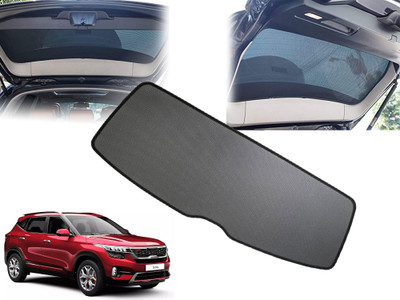 AUTO PEARL Rear Window Sun Shade For Kia Seltos(Black)