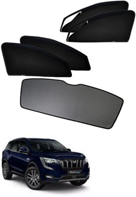 RAKRISH Rear Window, Side Window Sun Shade For Mahindra XUV 700(Black)