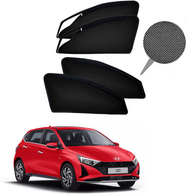 RAKRISH Rear Window, Side Window Sun Shade For Hyundai i20(Black)