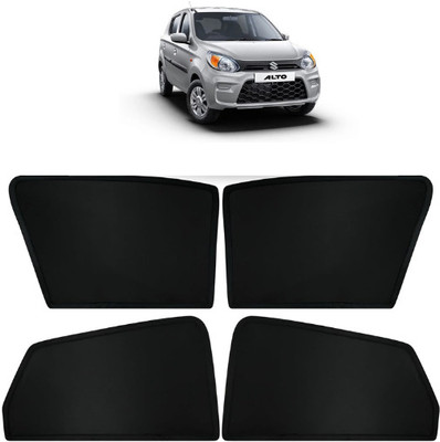 RAKRISH Rear Window, Side Window Sun Shade For Maruti Suzuki Alto 800(Black)