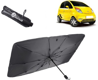 Selifaur Dashboard, Rear Window, Sun Roof, Windshield Sun Shade For Tata Nano(Black)