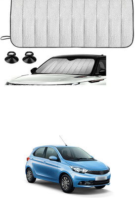GONAMA Rear Window Sun Shade For Tata Universal For Car(Silver)
