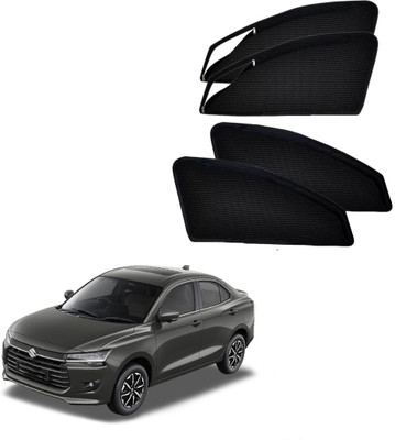 HARKRISH Side Window Sun Shade For Maruti Suzuki New Dzire(Black)