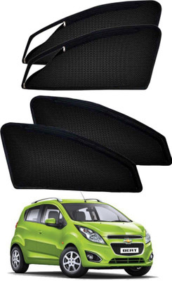 PEEPS STORE Side Window Sun Shade For Chevrolet Beat(Black)