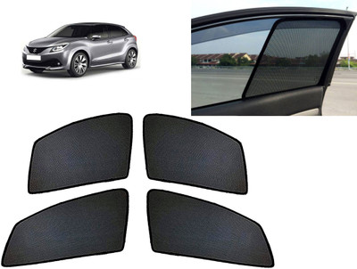AUTO PEARL Side Window Sun Shade For Maruti Suzuki Baleno(Black)