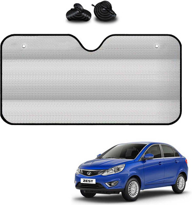 COSMOGEAR Windshield, Dashboard, Rear Window Sun Shade For Tata Zest(Silver)