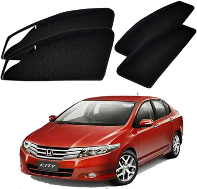 G ILIKA Rear Window, Side Window Sun Shade For Honda City(Black)