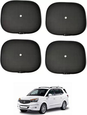 APICAL Side Window Sun Shade For Universal For Car Universal For Car(Black)