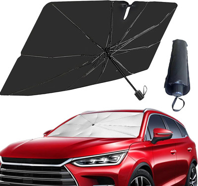 Chromoto Sun Roof, Windshield Sun Shade For Universal For Car Universal For Car(Black)