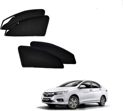 GRABIKA Side Window Sun Shade For Honda City(Black)