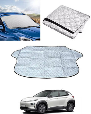 RKPSP Windshield Sun Shade For Hyundai Universal For Car(Silver)
