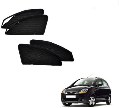 G ILIKA Rear Window, Side Window Sun Shade For Chevrolet Spark(Black)