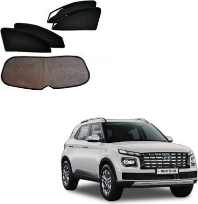 KOZDIKO Side Window Sun Shade For Hyundai Venue(Black)