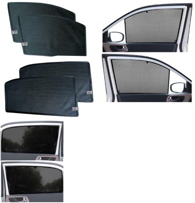 WolkomHome Side Window Sun Shade For Maruti Suzuki WagonR(Black)