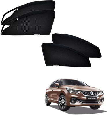 HARKRISH Side Window Sun Shade For Maruti Suzuki Baleno(Black)
