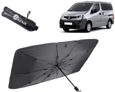 Selifaur Dashboard, Rear Window, Sun Roof, Windshield Sun Shade For Nissan Evalia(Black)