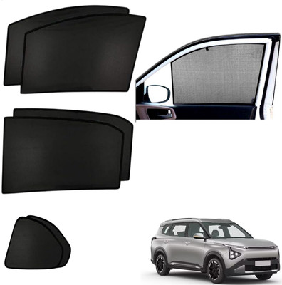 PEEPS STORE Side Window Sun Shade For Kia Carens(Black)