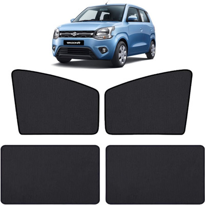 MOCKHE Side Window Sun Shade For Maruti Suzuki WagonR(Black)