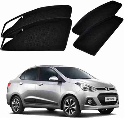 Iramwindow Side Window, Rear Window Sun Shade For Hyundai Xcent(Black)