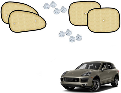 Automotive Prist Side Window Sun Shade For Porsche Cayenne(Beige)