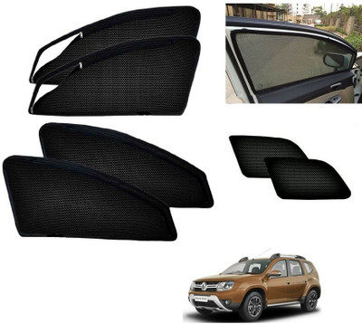 RAKRISH COLLECTION Rear Window, Side Window Sun Shade For Renault Duster(Black)