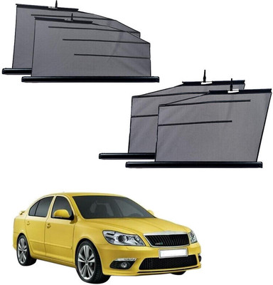SS FOR YOUR SMART NEEDS Side Window Sun Shade For Skoda Laura(Black)