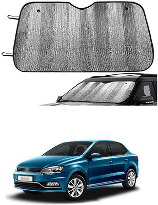 GONAMA Dashboard Sun Shade For Volkswagen Polo(Silver)