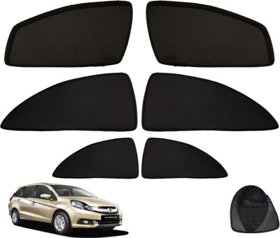 Jet Black Side Window Sun Shade For Mahindra Scorpio(Black)